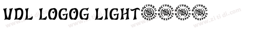 VDL LogoG Light字体转换